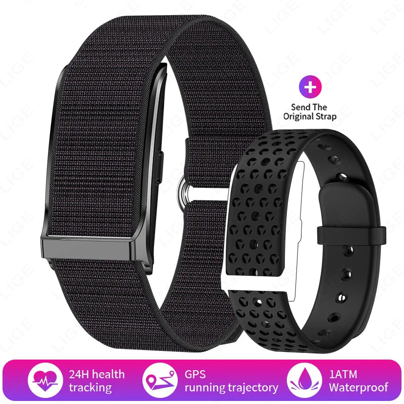 No Screen Smart Watch Men'S Sports Outdoors Fitness Heart Rate Monitor 1ATM Waterproof New Smartwatch for Andrio IOS 2025