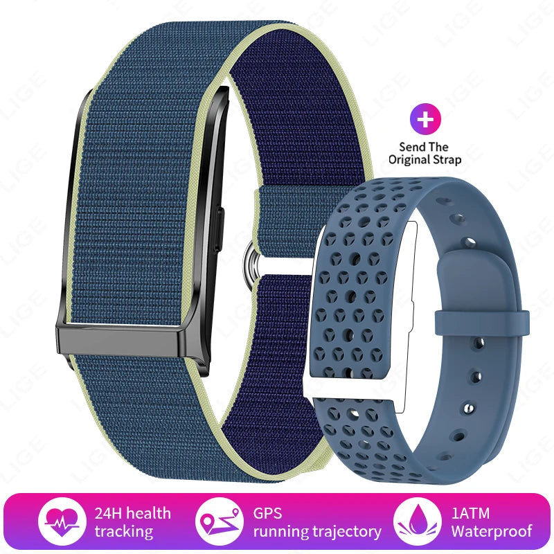No Screen Smart Watch Men'S Sports Outdoors Fitness Heart Rate Monitor 1ATM Waterproof New Smartwatch for Andrio IOS 2025