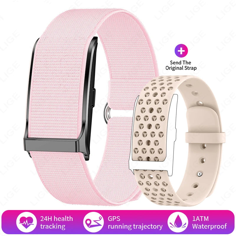 No Screen Smart Watch Men'S Sports Outdoors Fitness Heart Rate Monitor 1ATM Waterproof New Smartwatch for Andrio IOS 2025