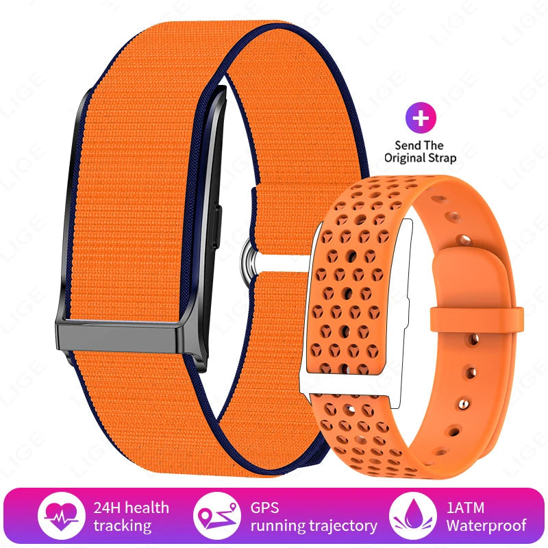 No Screen Smart Watch Men'S Sports Outdoors Fitness Heart Rate Monitor 1ATM Waterproof New Smartwatch for Andrio IOS 2025